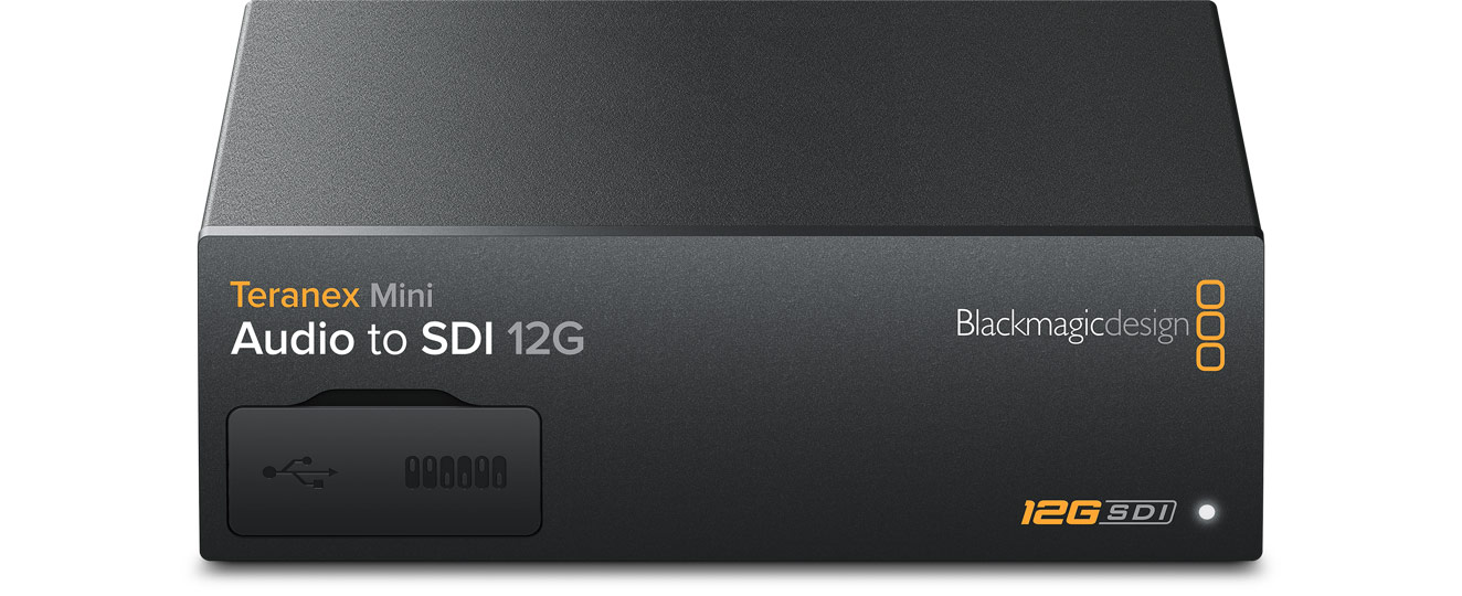 Blackmagic Teranex Mini - Audio to SDI 12G